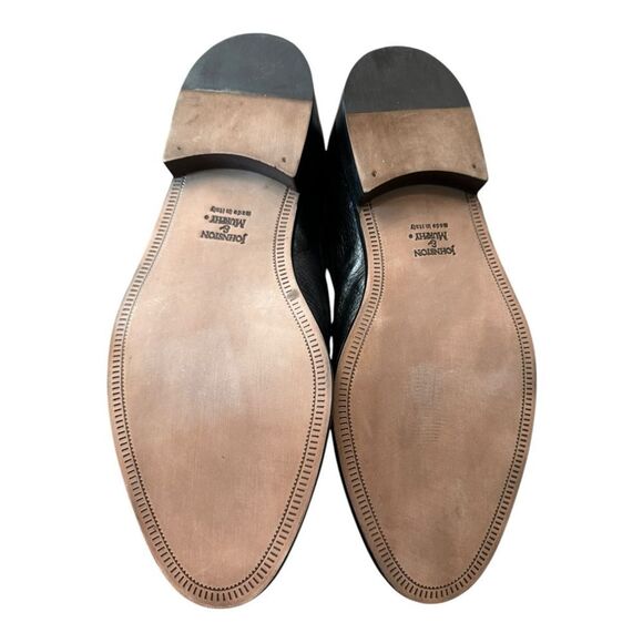 New Johnston & Murphy Cellini Men\'s Detente Black Loafers Dress Shoes 12  12W
